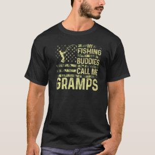 Herren USA Patriotisch Für Papa Meine Angelfreunde T-Shirt