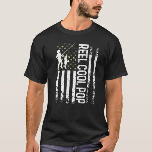 Herren USA Wirklich Cool Pop Für Papa Fischer Gebu T-Shirt