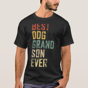 Herren Vater Tag Bester Hund Enkel jemals Vintage T-Shirt