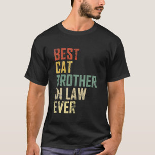 Herren Vater Tag Bester Katze Schwager Aller Vint T-Shirt
