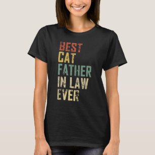 Herren Vater Tag Bester Katzen Schwiegervater über T-Shirt