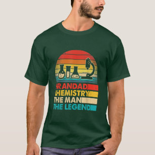 Herren Vatertag Großes Chemie der Mann der Hals T-Shirt