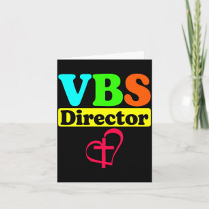 Herren VBS-Crew Ferienbibel Schule Gruppe passend Karte