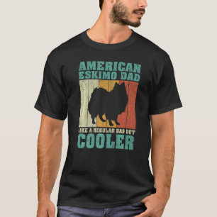 Herren Vintage American Eskimo Dad Like A Regular T-Shirt