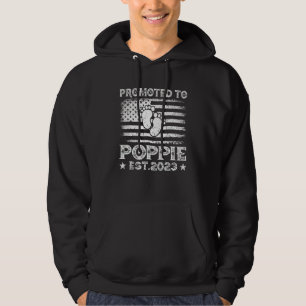 Herren Vintage Amerikanische Flagge Neuer Daddy Be Hoodie
