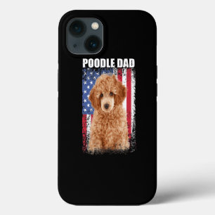 Herren Vintage Amerikanische Flagge Pudel Vater Hu Case-Mate iPhone Hülle