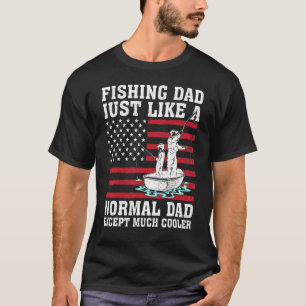 Herren Vintage-Angeln Papa Genau wie ein normaler T-Shirt