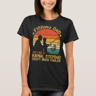 Herren Vintage-Angeln Papa Genau Wie Ein Normaler T-Shirt