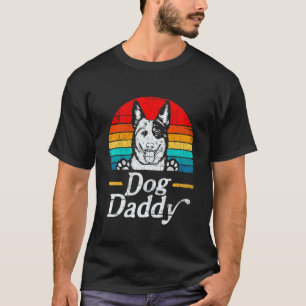 Herren Vintage Australian Cattle Dog Daddy Hund Va T-Shirt