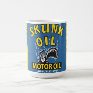 Herren Vintage Auto Öl Tasse