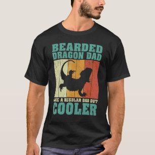Herren Vintage Bärtiger Drache Papa wie ein normal T-Shirt