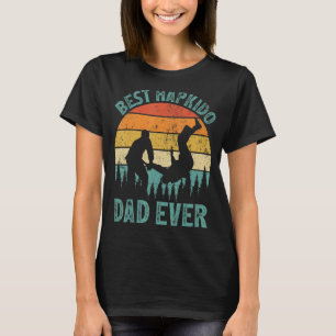 Herren Vintage Bester Hapkido Dad Ever Vatertag T-Shirt