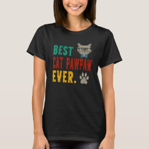 Herren Vintage Bestes Katze Pawpaw Ever Stoß Fi Va T-Shirt