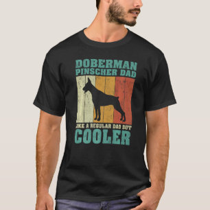 Herren Vintage Doberman Pinscher Papa wie ein norm T-Shirt