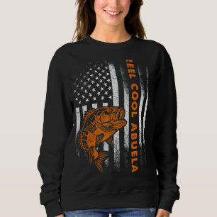 Herren Vintage Flagge Amerikanisch Reel Cool Oma Sweatshirt