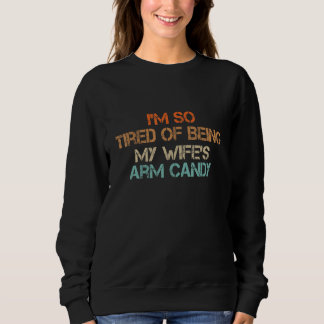 Herren Vintage Ich bin so müde, die Armbanduhr mei Sweatshirt