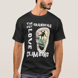 Herren Vintage Kletterkarabiner Beste Omas und Opa T-Shirt