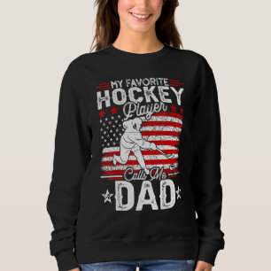 Herren Vintage Mein Lieblings-Eishockeyspieler nen Sweatshirt