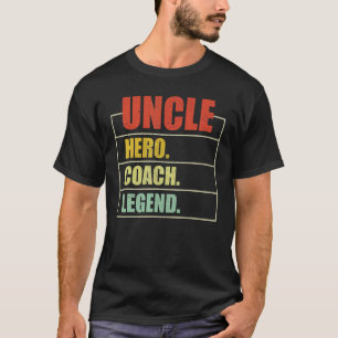 Herren Vintage Onkel Held Trainer Legende Onkel Va T-Shirt