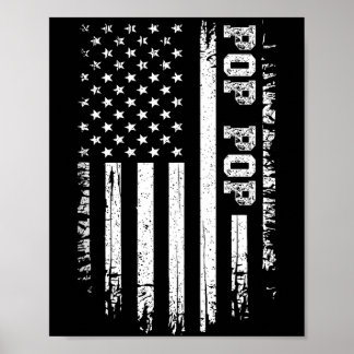 Herren Vintage p-p Amerikanische Flagge 4. Juli US Poster