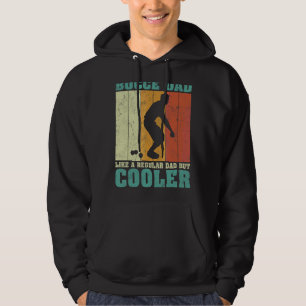 Herren Vintage Retro Bocce Dad Wie ein normaler Da Hoodie