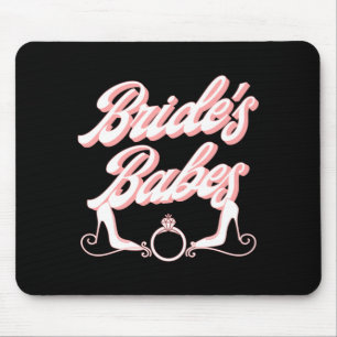 Herren Vintage Retro Braut Mädchen Junggesellinnen Mousepad