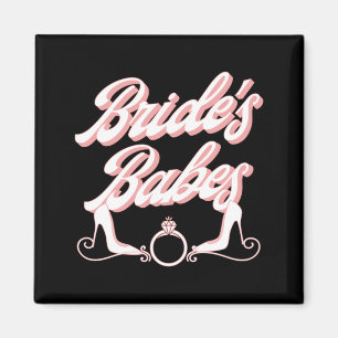 Herren Vintage Retro Bräute Mädchen Junggesellinne Magnet