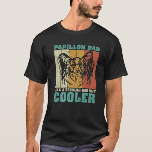 Herren Vintage Retro Papillon Dad wie ein normaler T-Shirt