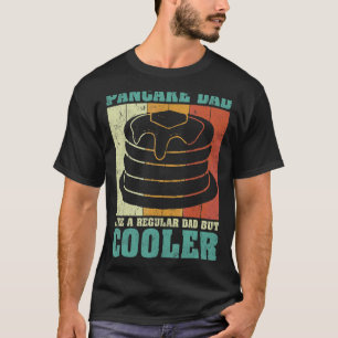Herren Vintage Retro Pfannkuchen Papa wie ein norm T-Shirt