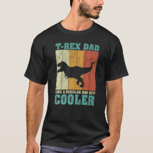 Herren Vintage Retro Rex Dad Wie ein normaler Dad T-Shirt