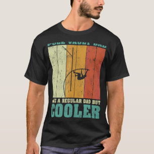 Herren Vintage Retro Stabhochsprung Papa wie ein n T-Shirt