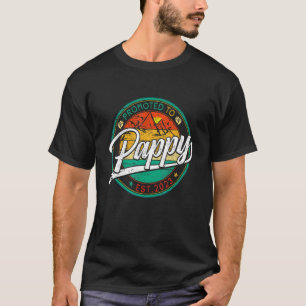 Herren Vintage Retro Zum Pappy Befördert Est 2023  T-Shirt
