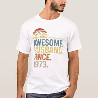 Herren Vintage-Ringe Hochzeit Jubiläum Toll Eheman T-Shirt