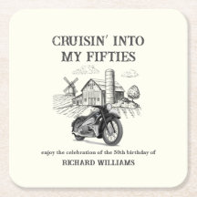 Herren Vintage Scheune Motorrad Cruising 50. Gebur