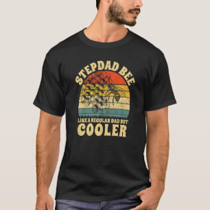 Herren Vintage Stiefvater Biene Wie ein normaler V T-Shirt