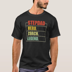 Herren Vintage Stiefvater Held Trainer Legende Sti T-Shirt