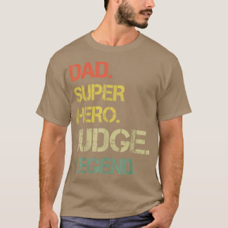 Herren Vintage Style Dad Hero Richter Legende Vate T-Shirt