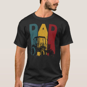 Herren Vintage-Traktor Vater Landwirtschaft Vater T-Shirt