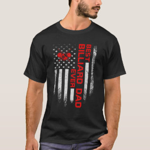 Herren Vintage USA Amerikanische Flagge Best Billi T-Shirt