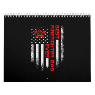 Herren Vintage USA Amerikanische Flagge Bester Feu Kalender