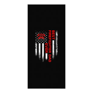 Herren Vintage USA Amerikanische Flagge Bester Feu Werbekarte