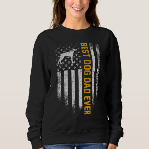Herren Vintage USA Bester Dobermann Pinscher Vater Sweatshirt