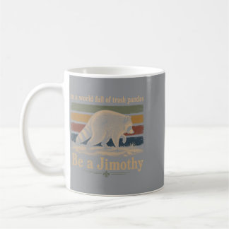 Herren Vintage Waschbär Jimothy E Meme Performance Kaffeetasse