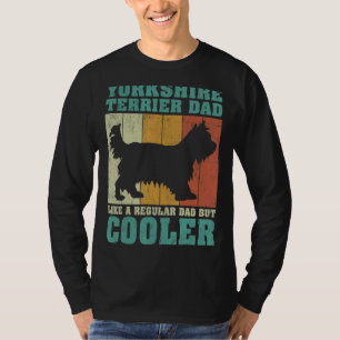 Herren Vintage Yorkshire Terrier Papa wie ein norm T-Shirt