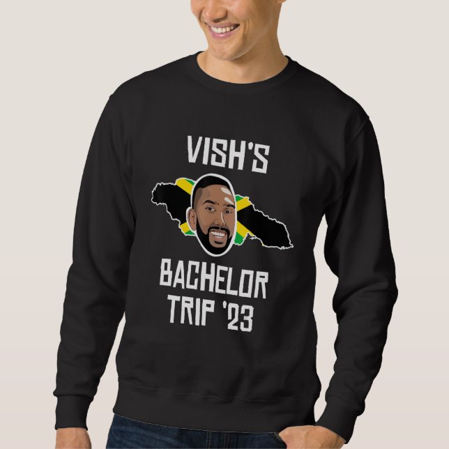 Herren Vish s Junggesellenparty-Top Sweatshirt (Vorderseite)