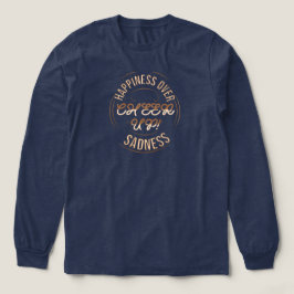 HERREN WÄHLEN SIE GLÜCKLICH SEI FRÖHLICH LANGARM T Tri-Blend SHIRT