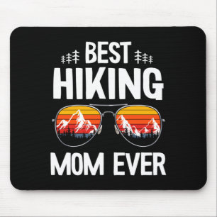 Herren Wandern Mama Outdoor-Urlaub Retro Vintage Mousepad