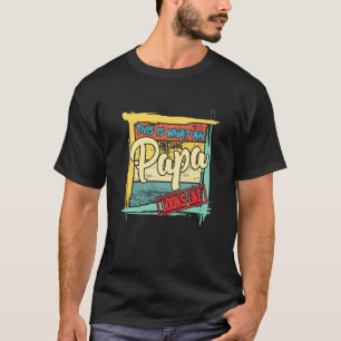 Herren Was ein großartiger lustiger Papa Opa aussi T-Shirt