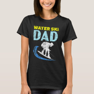 Herren Wasserski Papa Wasserskifahren Bester Papa T-Shirt