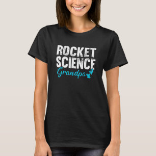 Herren Weltraumtechnik Luft- und Raumfahrt Opa Rak T-Shirt
